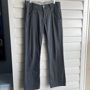 Horny Toad Gray Flannel Straight Leg Trousers